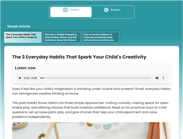 3. Content Generation